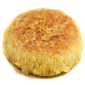 Tortilla de Patatas con <br/>Cebolla